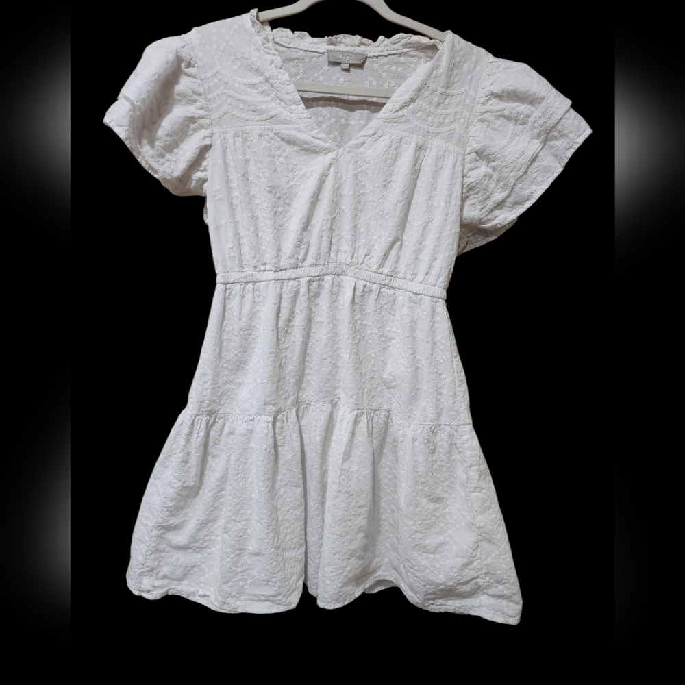 Women's‎ White Eyelet Dress Size Small